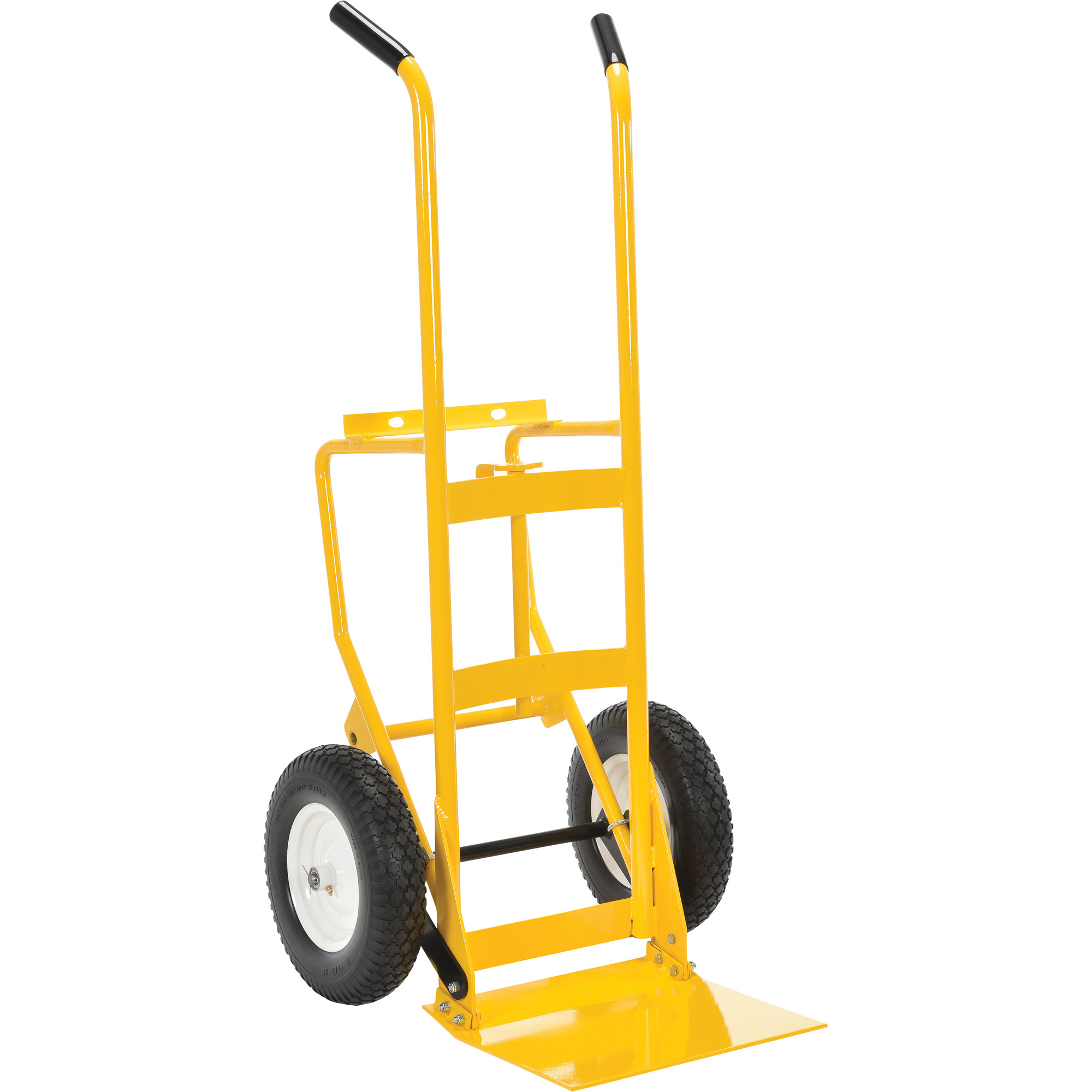 Vestil Multi-Purpose Drum and Hand Truck - 750-Lb. Capacity, Foam-Filled Tires, Steel, Model# DCHT-1-FF